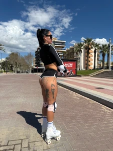 Training to escape the ordinary on roller skates