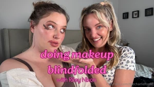 Rileynixonfree let me do her makeup blindfolded and the results are