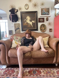 Sitting on the couch being gorgeous and evil part 2