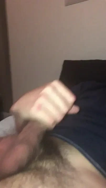 Massive cumshot it almost hit me in the face i love cumming everywhere 