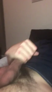 Massive cumshot it almost hit me in the face i love cumming everywhere