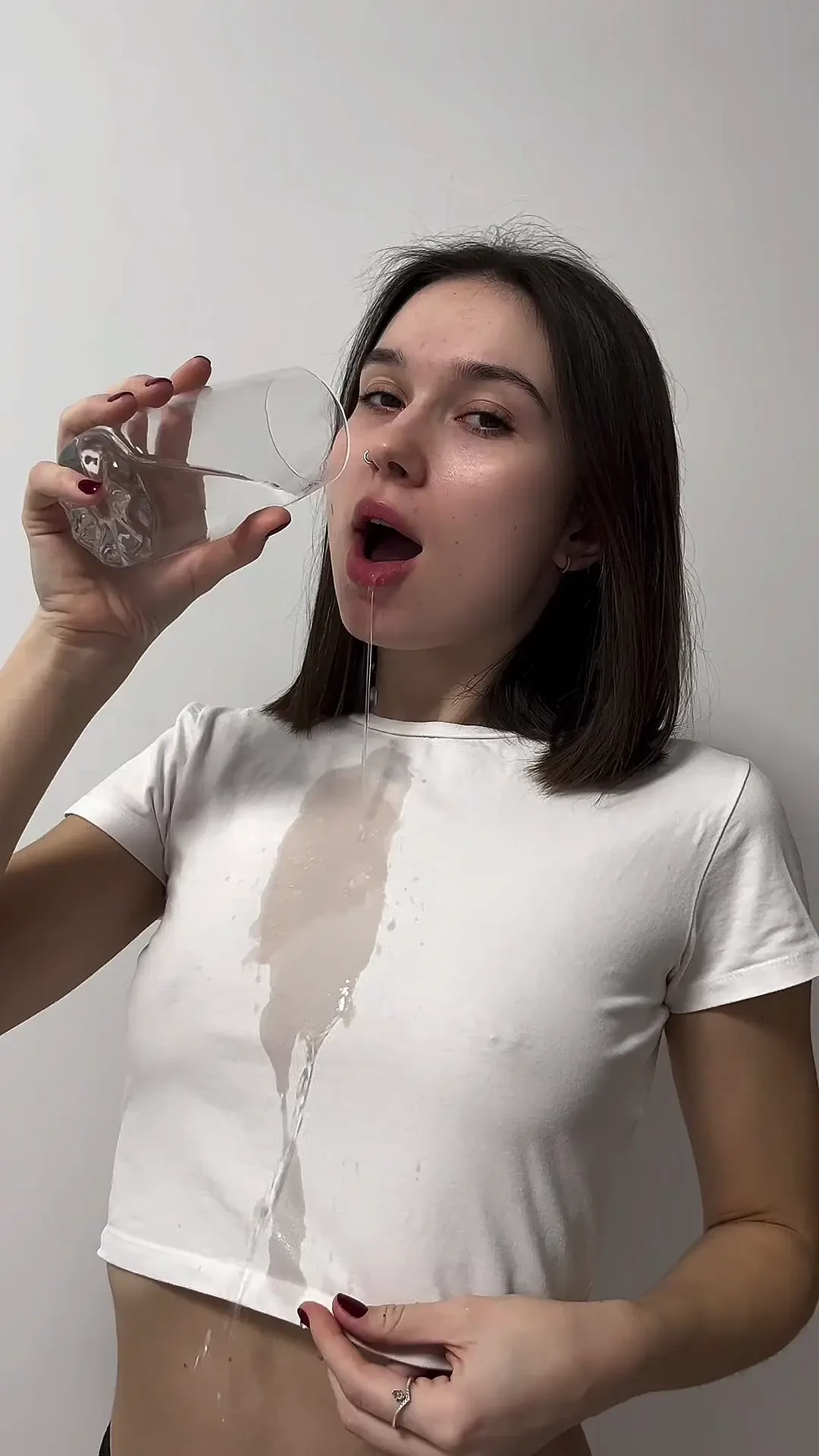 I think i ll win the wet t-shirt contest 