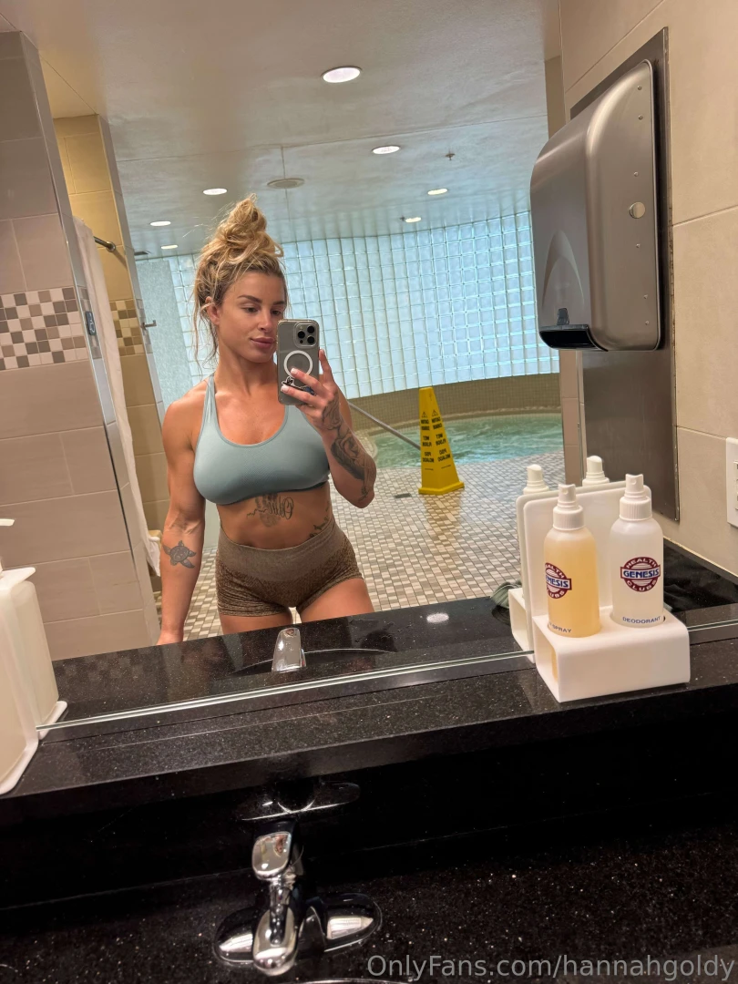 Strong sweaty and still cute 