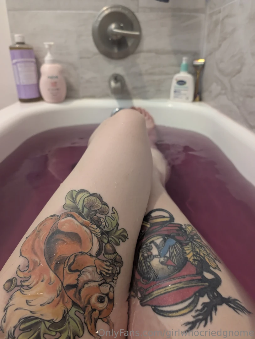 Taking a bath in one of my favorite forms of self care 