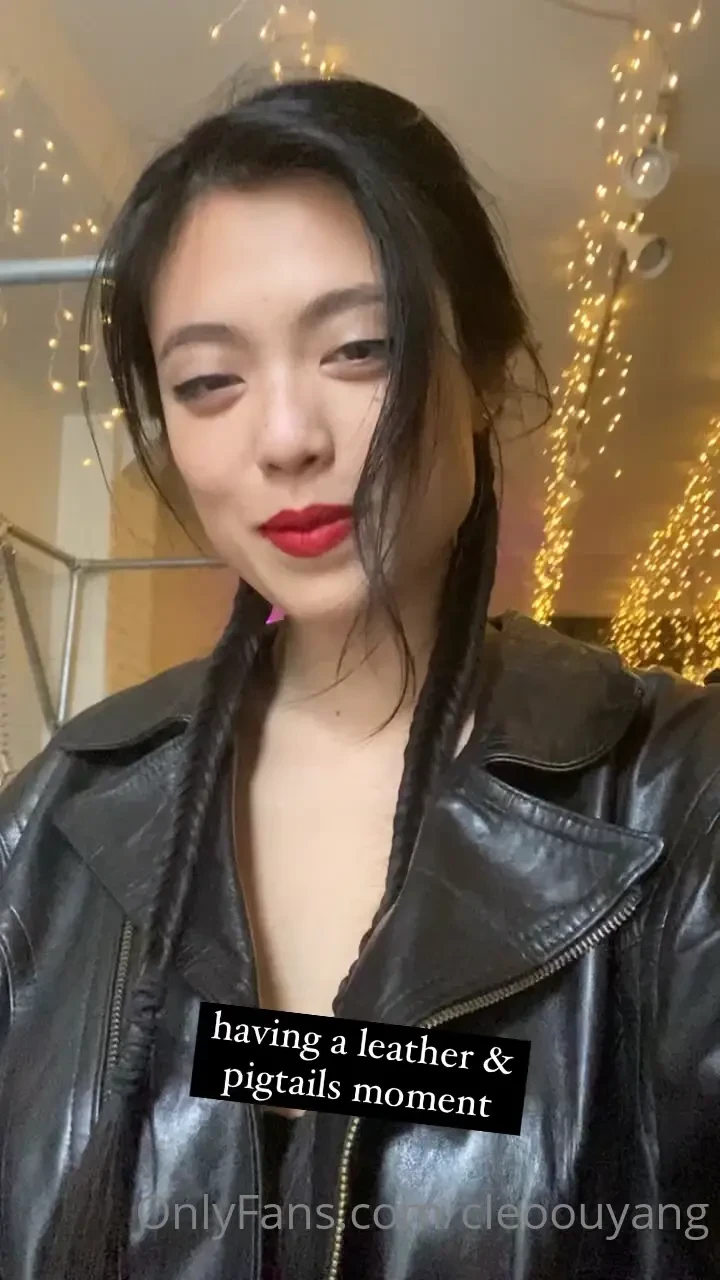 I walk into the room dressed fully in leather wyd 