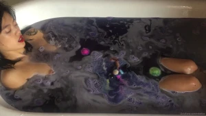 My favorite way to relax is with a bubble bath i love lush bath bombs
