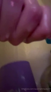 Check your dm to see the full pussy-shaving shower vid