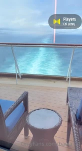 I m back from my trip had so much fun on my cruise message me on snap