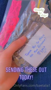 Sent these lovely panties out today last worn by my 21 yr old pussy