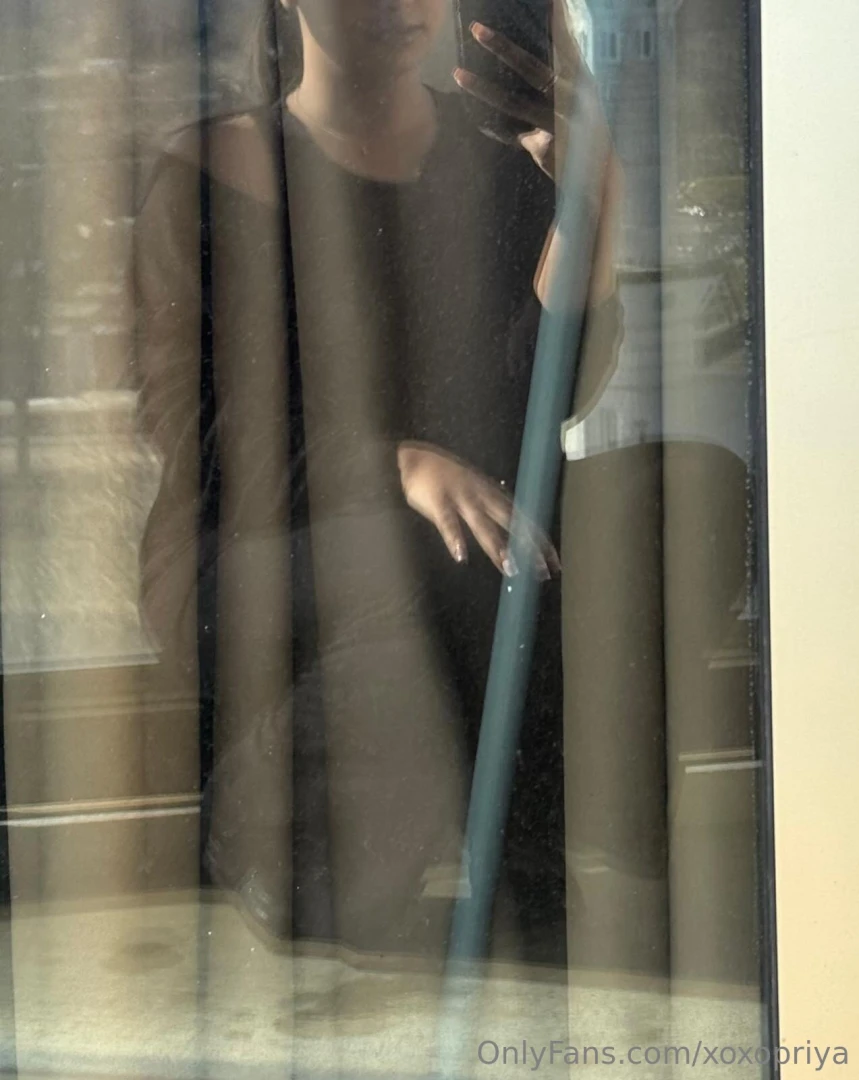 You re not seeing me directly just a reflection in the glass sometimes 