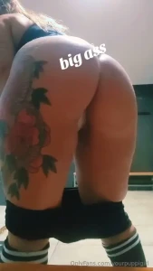 Bigass ass gym tattoo