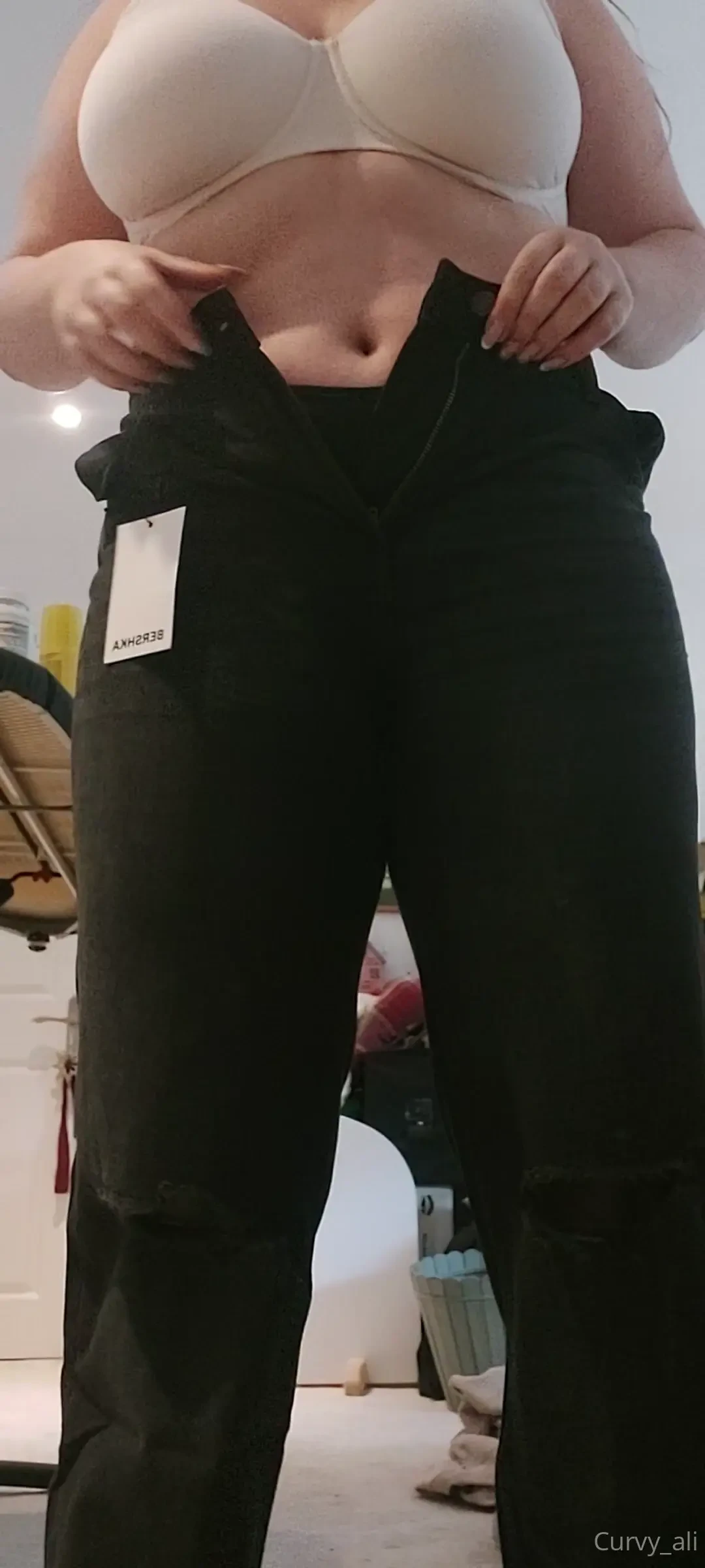 The fight to get on jeans 