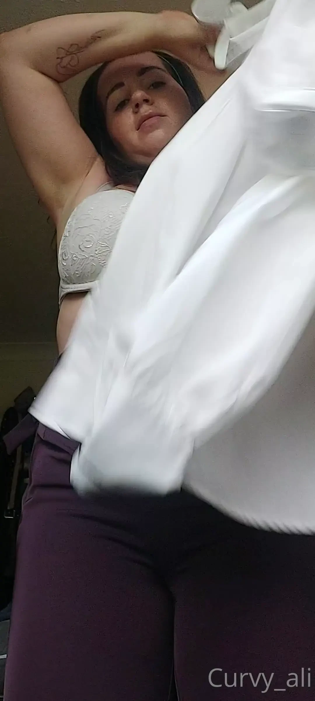 Sleepy me getting ready in the morning whatcha think 