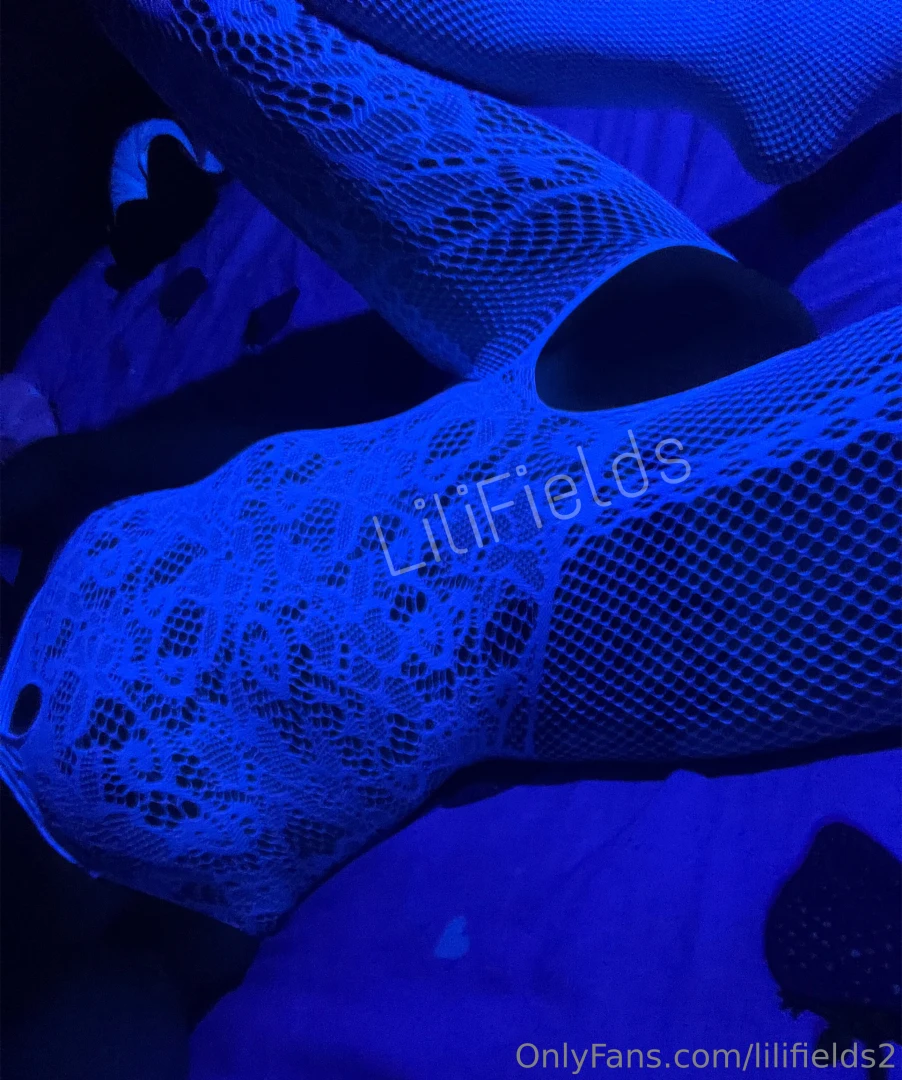 Playing with a black light 