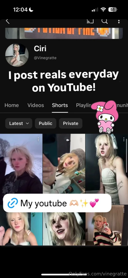 Guys i made a youtube i post reels on there everyday 