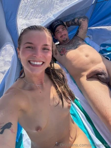 Beautiful day at the beach we had a lot of fun swimming in the ocean