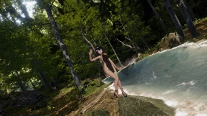 I m by the river fingertips brushing the silver water moonlight glows