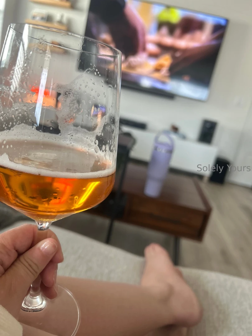 Kona big wave in a wine glass because i m classy 
