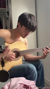 Practicing new songs on my new guitar with nanidanielg