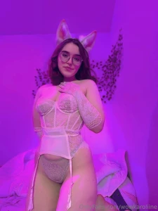 Today i m your playful kitty glasses ears and even a tail do you want part 1