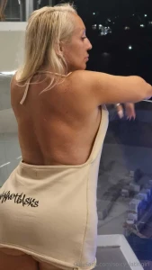 Fuck me in a balcony baby part 1