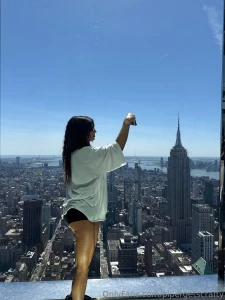 Oops got caught snapping a selfie for you guys