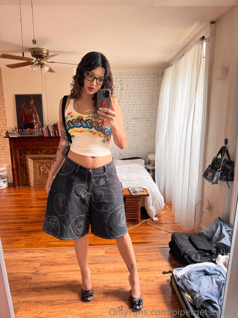 Diy tank top and diy shorts made by two friends of mine who are also 