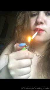 I decide when you burn like this cigarette