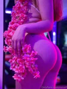 Un petit cul fleurie