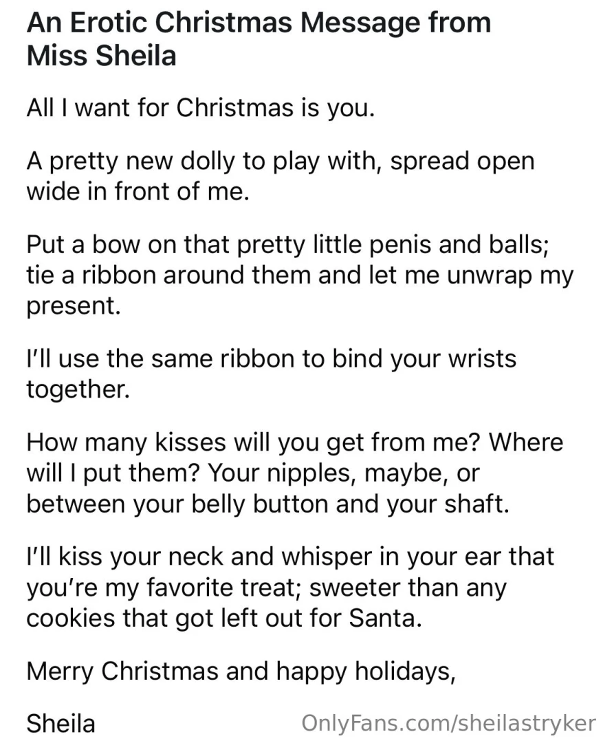 Merry christmas and happy holidays i hope you re all hanging in there part 1 