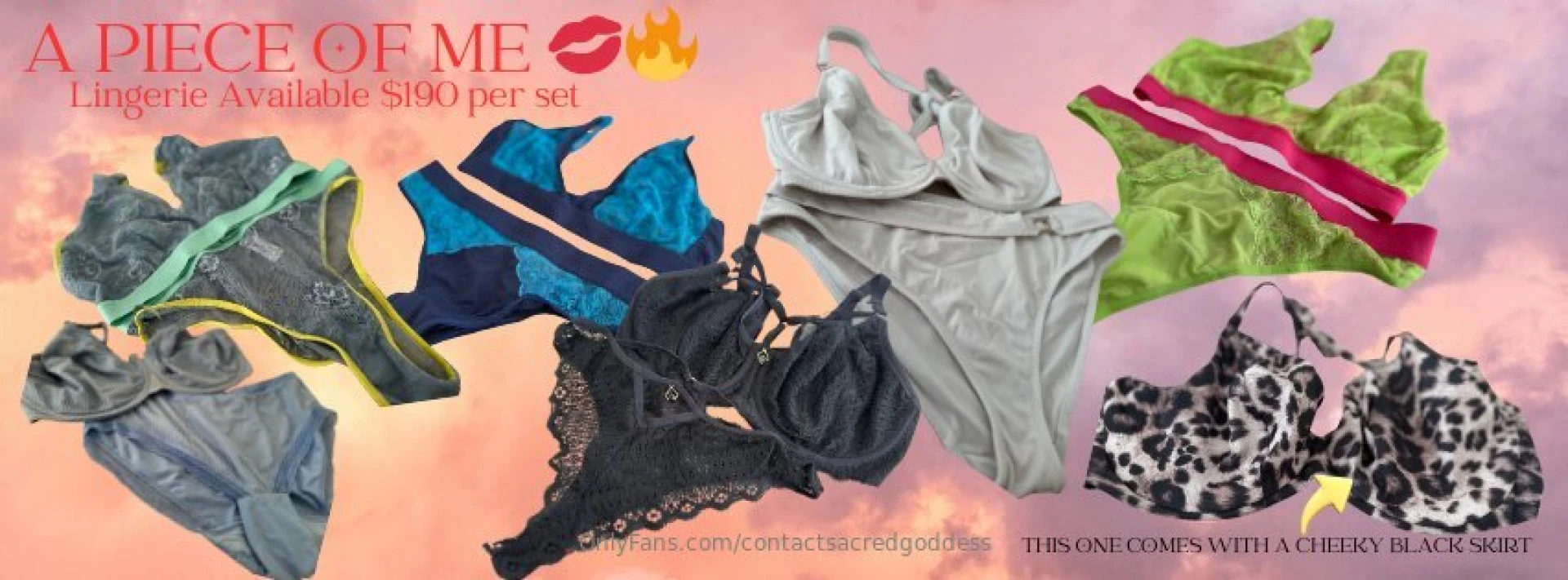 On sale now only 75 own a piece of me my worn lingerie swimsuits ever 