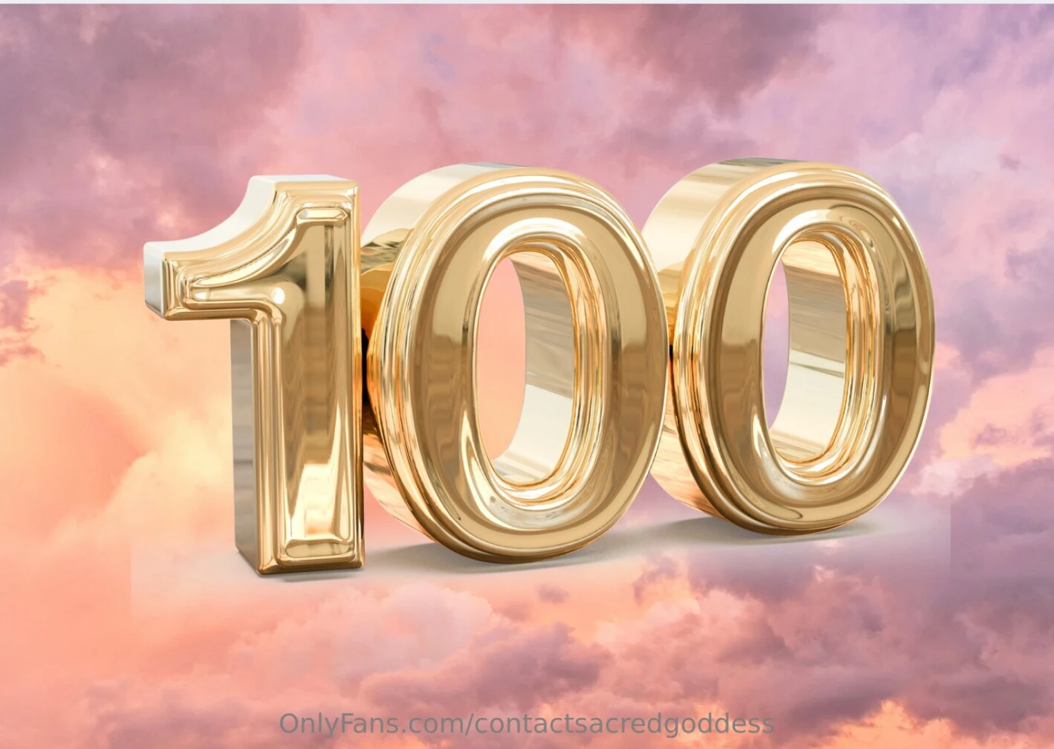 I ve just hit 100 fans to celebrate this milestone and to say thank 