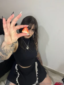 Even my snack is more satisfying than your useless little nub