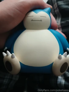 My friend got me a little snorlax figure to add to my collection