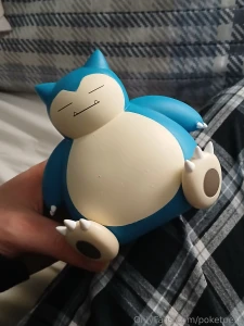 My friend got me a little snorlax figure to add to my collection part 1
