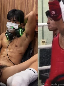 Classic old video from fansone asian muay thai athlete internet cafe part 2