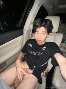 Just chilling in the front seat of the car taking hot selfies part 3