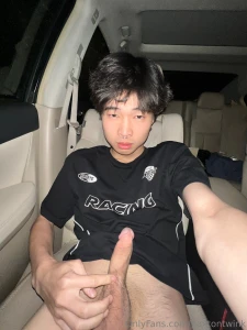 Just chilling in the front seat of the car taking hot selfies part 1