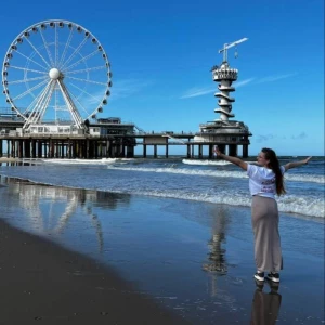 The beach in the hague is the perfect place for a relaxing holiday on