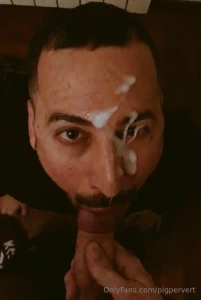 Short but super hot video filling the face of sergiomad69 with a huge