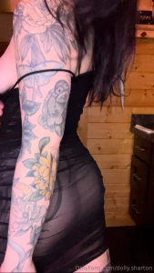 Selacious show and tell the mysterious sheer body con dress