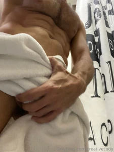 Getting cleaned up for the day stuff to do