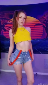 Pok thot misty lewd cosplay gamergirl videogames twitch redhead