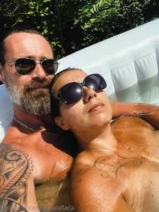 This morning this fabulous sexy man the love of my life surprised me