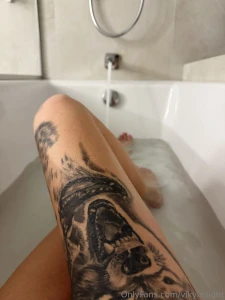 Relaxing after a long day just me warm water and a little bit of