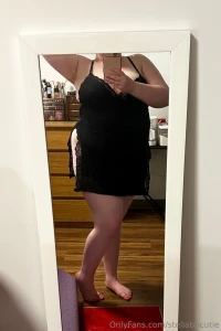 Put my black lingerie on and knew i just had to share it with you can part 4