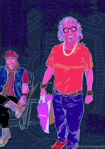 Illustration inspired by ringer_13 and his friend want a portrait