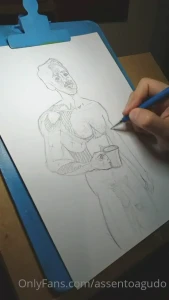 Illustration i made for an instagram follower watch the video music