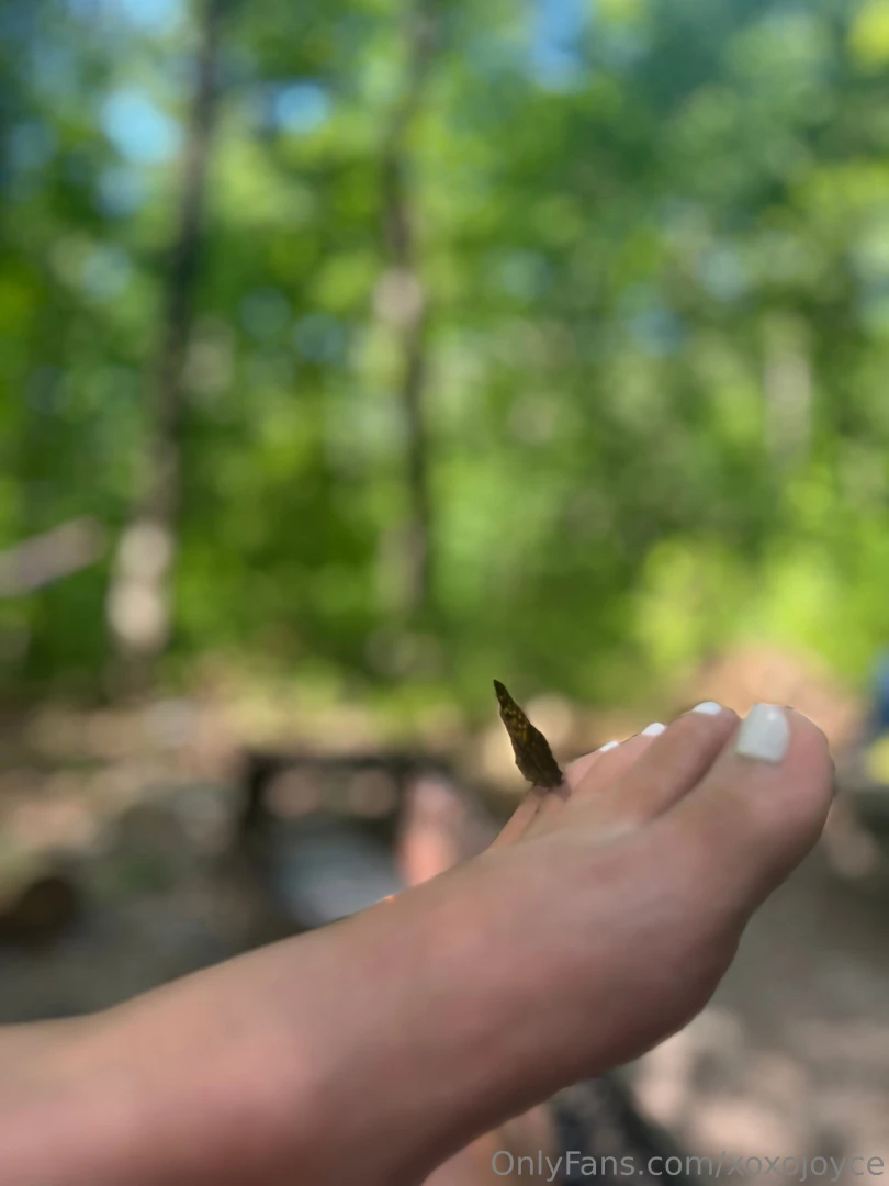 A butterfly landed on my pretty foot for over ten minutes today enjoy 