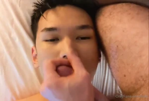 Another big white cock giving me a proper facial